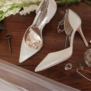 Badgley Mischka wedding heels